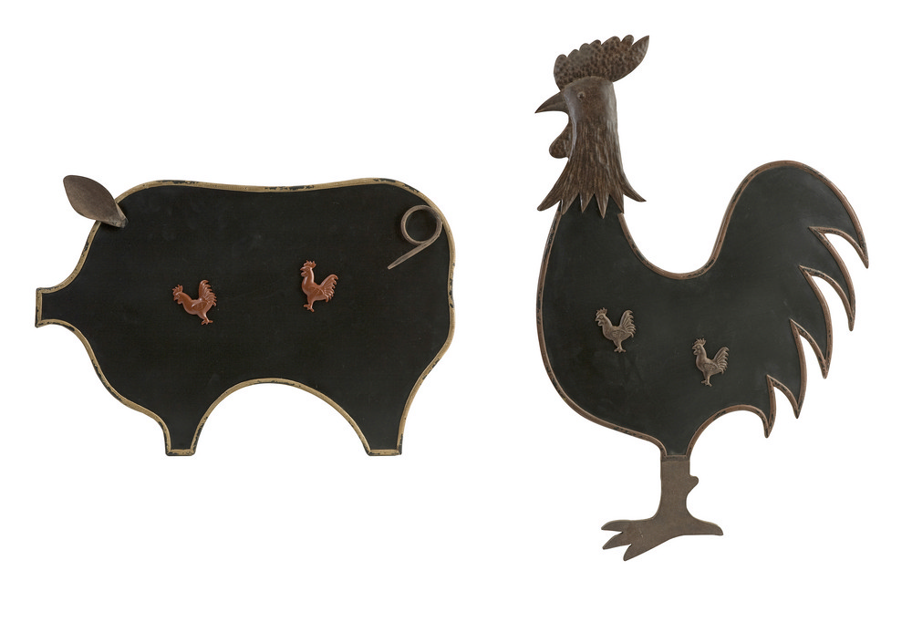 IMAX Worldwide Farmyard Blackboard/Magnet Decor (Set of 2 ...