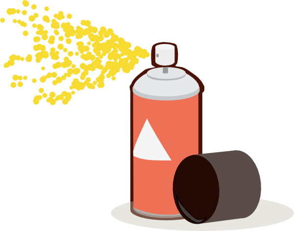 Aerosol Spray clip art - vector clip art online, royalty free ...