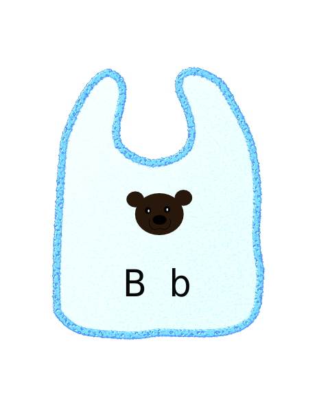 Baby Bib Clip art - Animal - Download vector clip art online