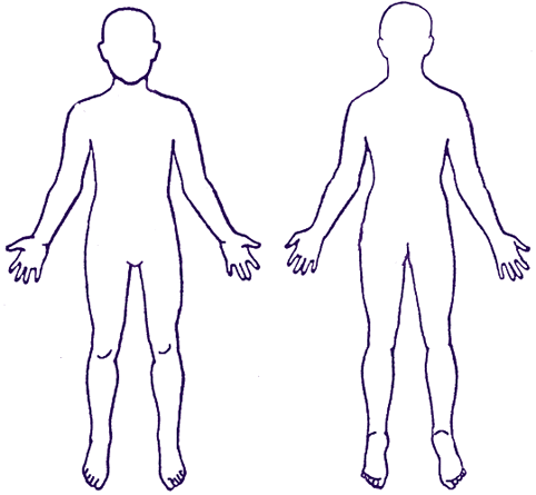 Outline Of Person Template - ClipArt Best