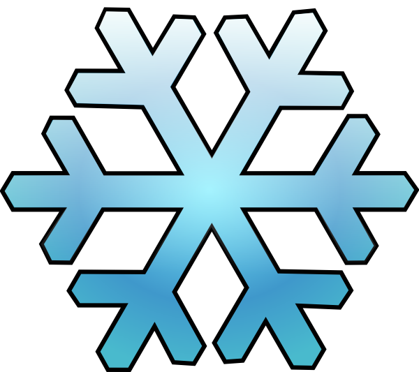Snowflake clip art - vector clip art online, royalty free & public ...