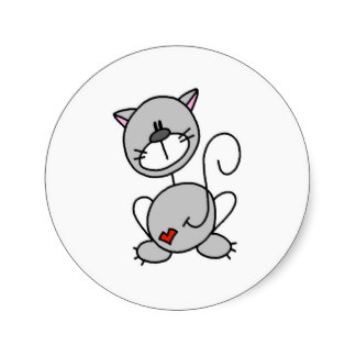 Stick Cat Stickers & Sticker Designs