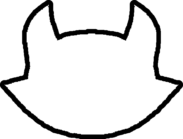 Cat Face Outline - ClipArt Best