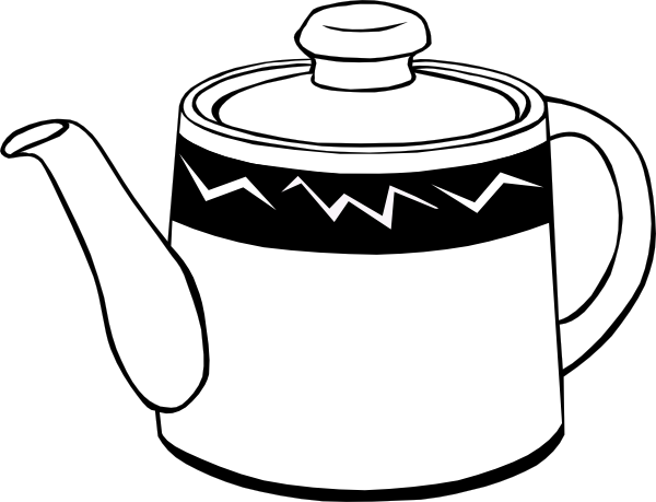 Coffee Pot Clipart Black And White | Clipart Panda - Free Clipart ...
