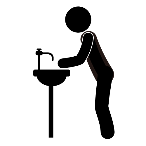 Wash your hands - Pictogram - Free