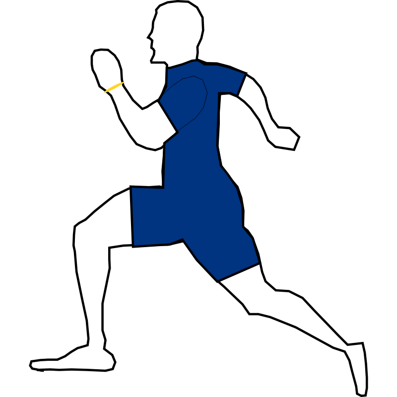 Clipart - jogging