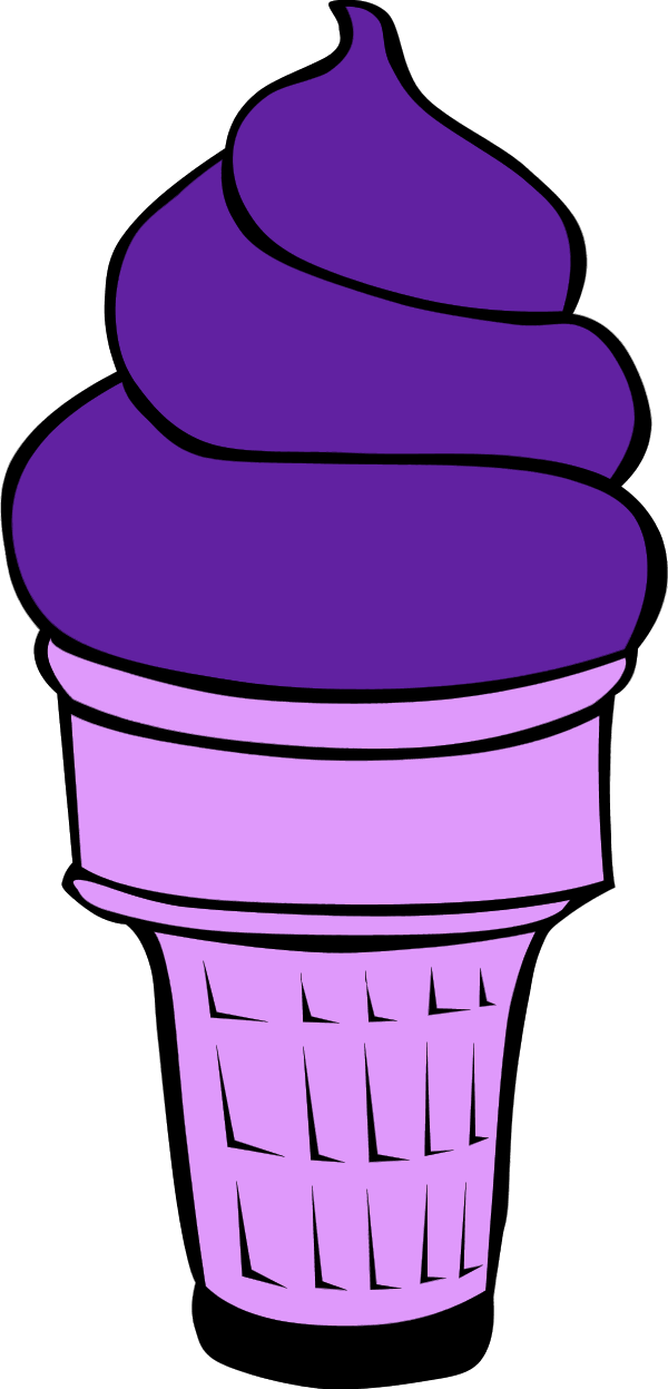 Ice Cream Cone Chocolate - vector Clip Art