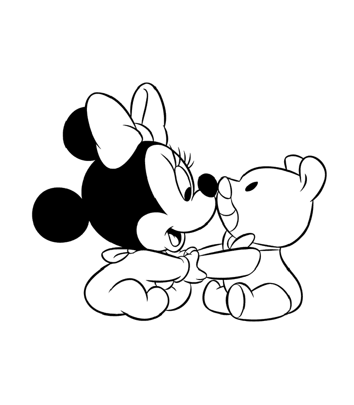 Dalmatian and a Teddy Coloring Page | Kids Coloring Page