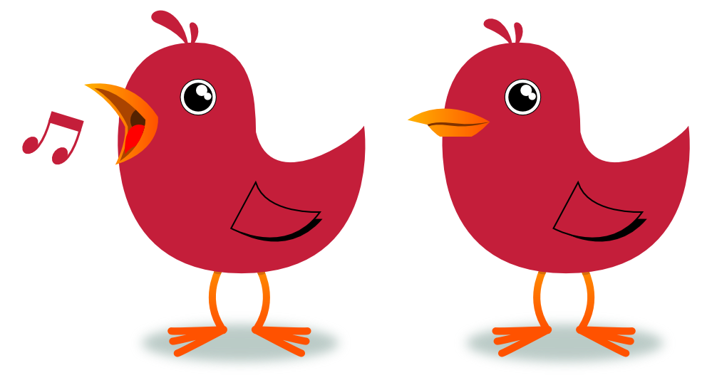 Twitter Birds Singing Musical Cardinal dingle peacesymbol.org ...