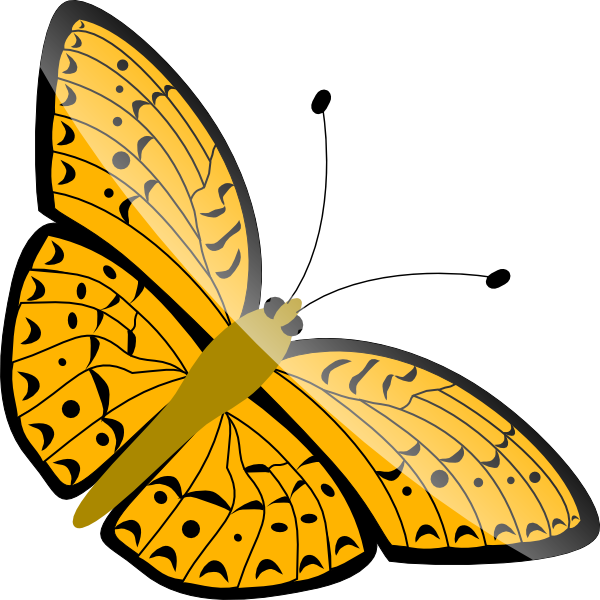 Butterfly clip art Free Vector / 4Vector