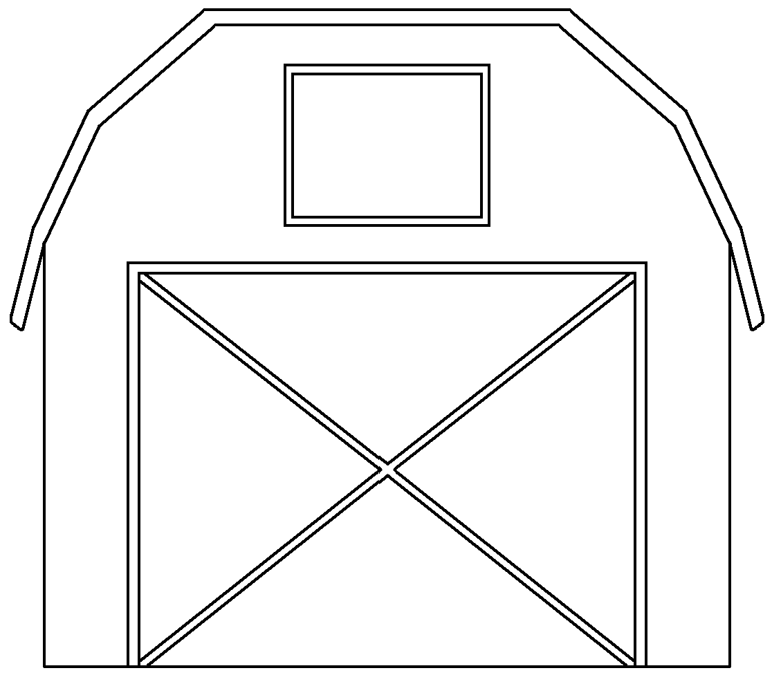 Barn Clipart Black And White | Clipart Panda - Free Clipart Images