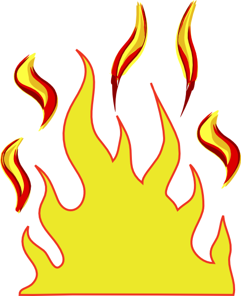 Flames Real Clip Art at Clker.com - vector clip art online ...