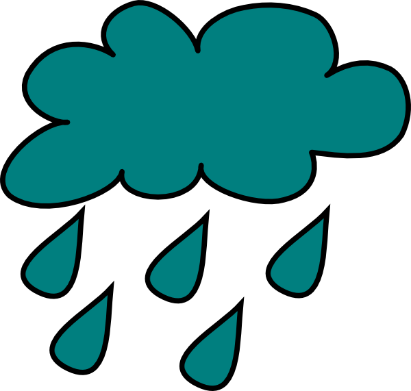 Rain Showers Dark Cloud Cartoon Clouds And Clipart - Free Clip Art ...