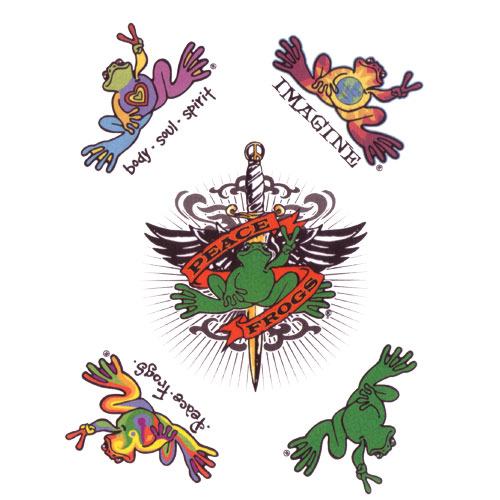 Fun Stuff - Peace Frogs Tattoos | Positively Peaceful Shirts ...