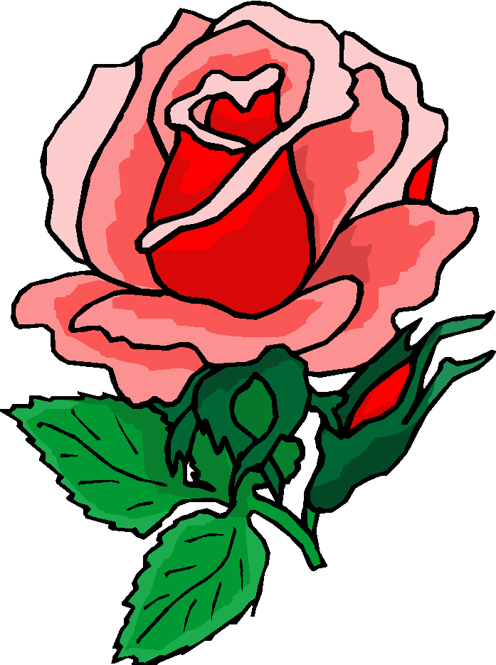 Free Clip Art Red Rose Flower