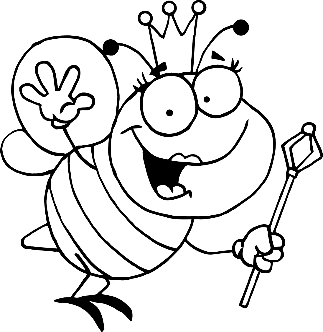 Free honey bee coloring pages coloring pages for kids,bee coloring ...