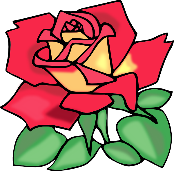 Rose Cartoon Clipart images