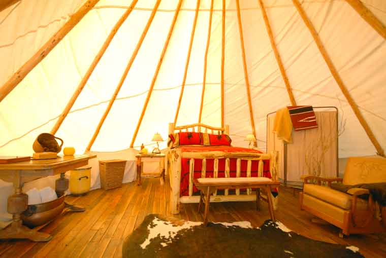 Cherry Wood Teepee Photographs