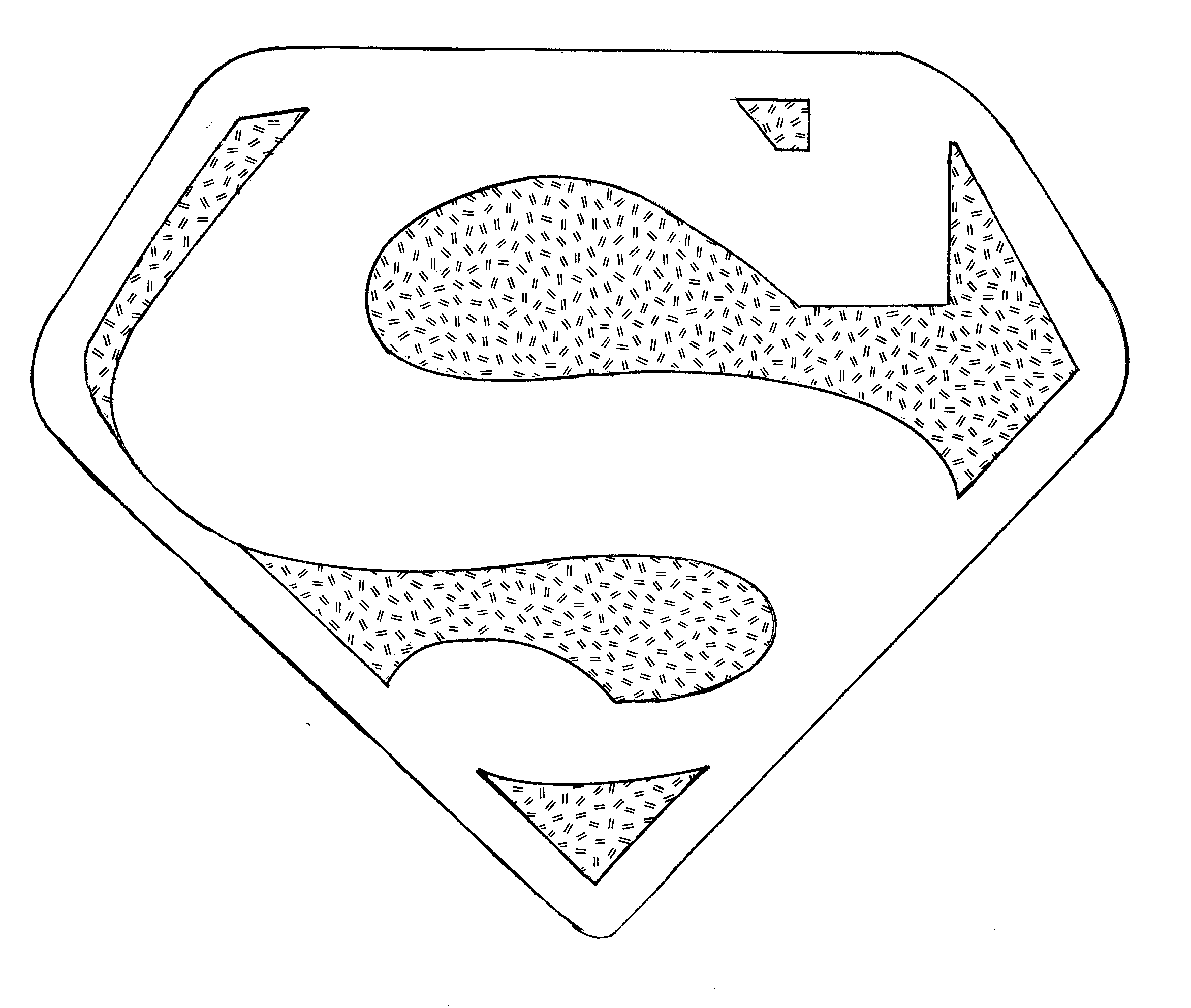 Printable Superman Logo Coloring Page, Free Printable Superman ...