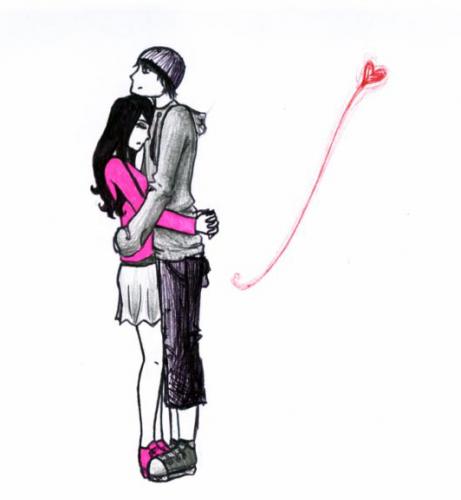 Sad couple By naths | Love Cartoon | TOONPOOL