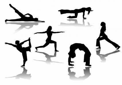 Free vector exercise silhouette Free vector for free download ...