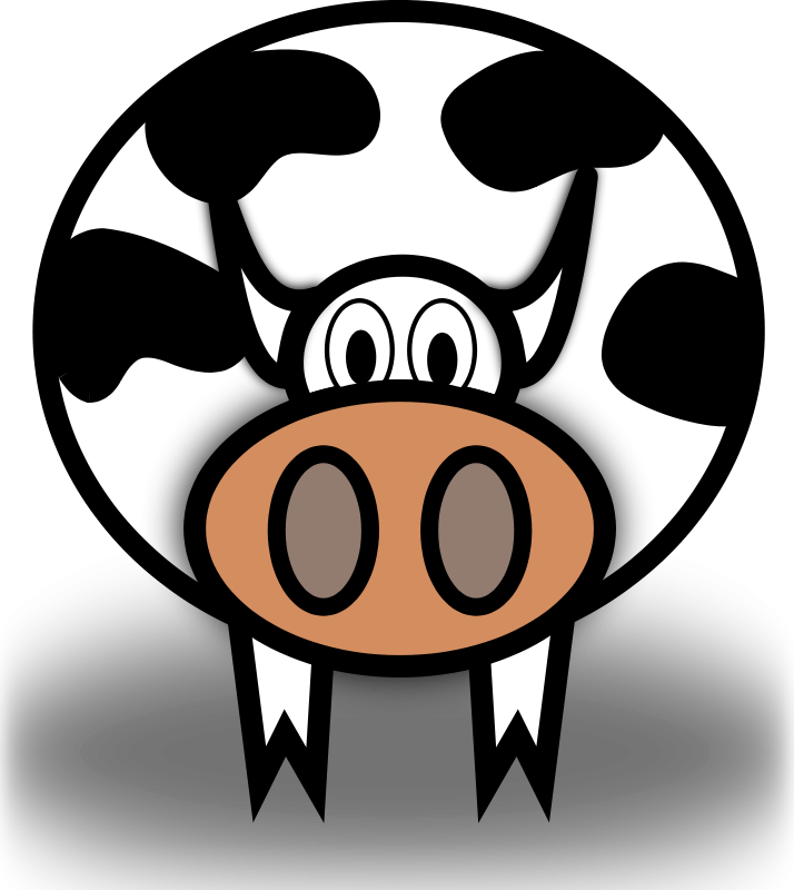 Cow Silhouette Clip Art Download