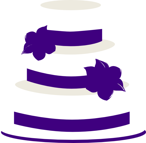 Purple Wedding Cake Clip Art | Clipart Panda - Free Clipart Images