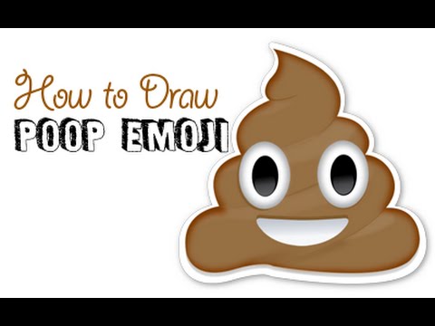 How to Draw Emojis - Poop Emoji, Pile of Poo - YouTube