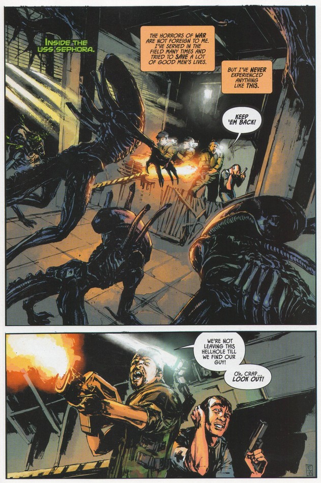 Aliens: Colonial Marines Dark Horse Comic Preview - AvPGalaxy