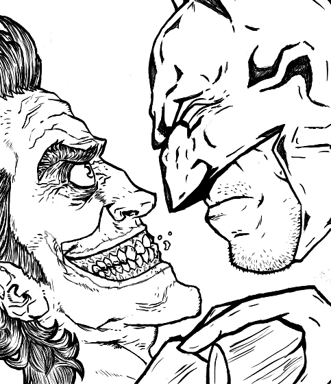 DeviantArt: More Artists Like BATMAN AND THE JOKER- Lineart by ...