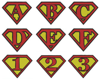 superman font – Etsy