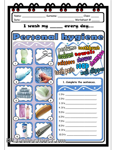 Free Printable Worksheets On Personal Hygiene - Invitation Templates