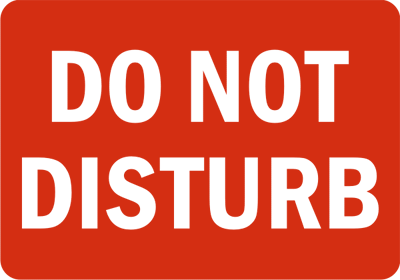 Do-Not-Disturb-Sign-S-4622 | RadioNOW 100.9