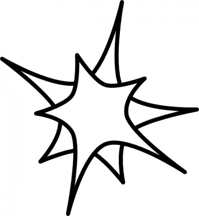 Double Star clip art | Vector Clip Art
