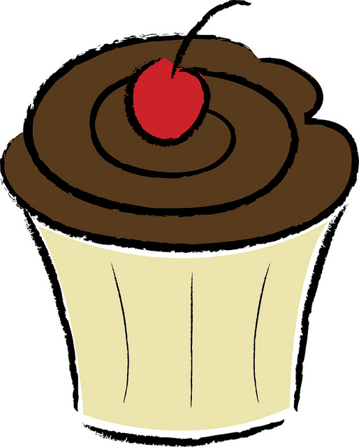 Cupcake Clipart Black And White | Clipart Panda - Free Clipart Images