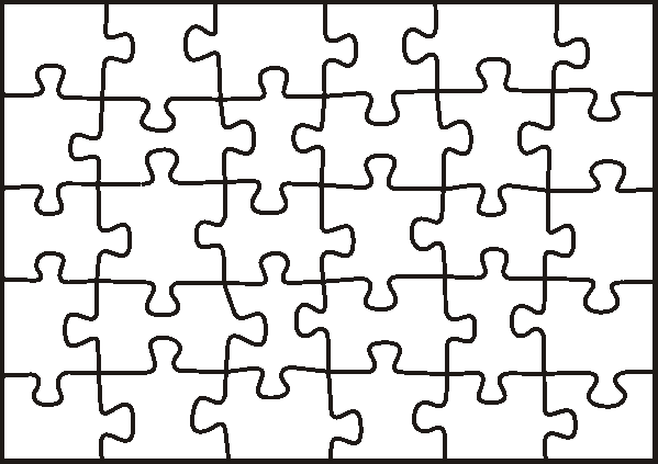 30 piece puzzle template - Google Search | Classroom ideas | Pinterest
