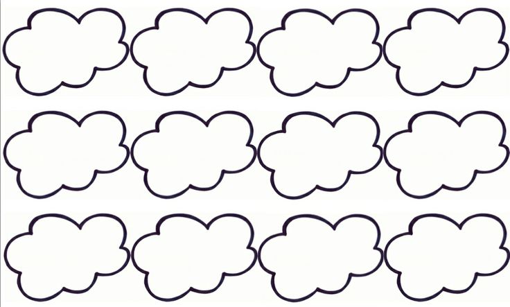 cloud template - Google Search | pArTy iDeAs!! | Pinterest
