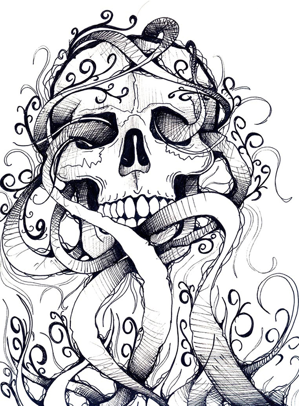 Skulls & Scrolls on Behance