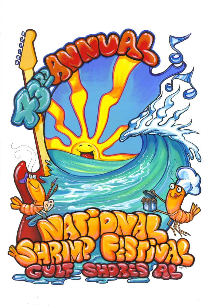 43rd Annual National Shrimp Festival Poster Winner Announced