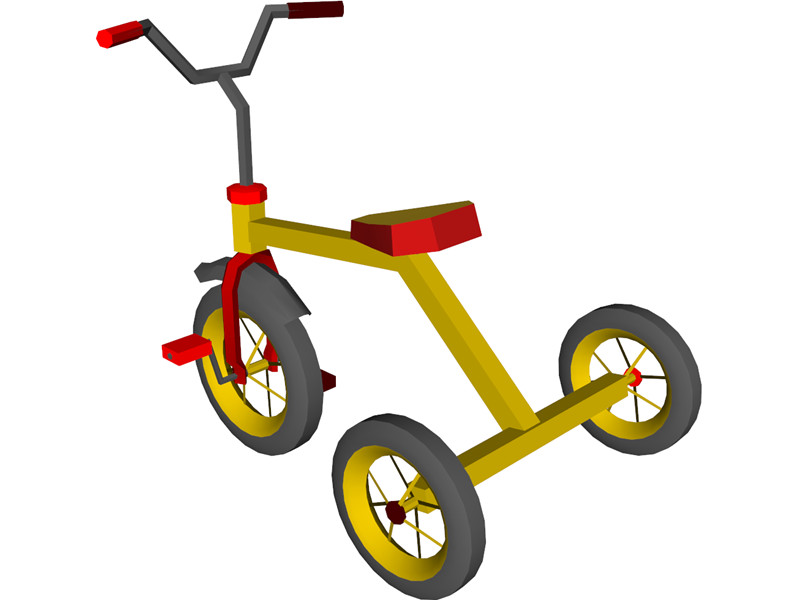 Bike Child 3D Model Download | 3D CAD Browser