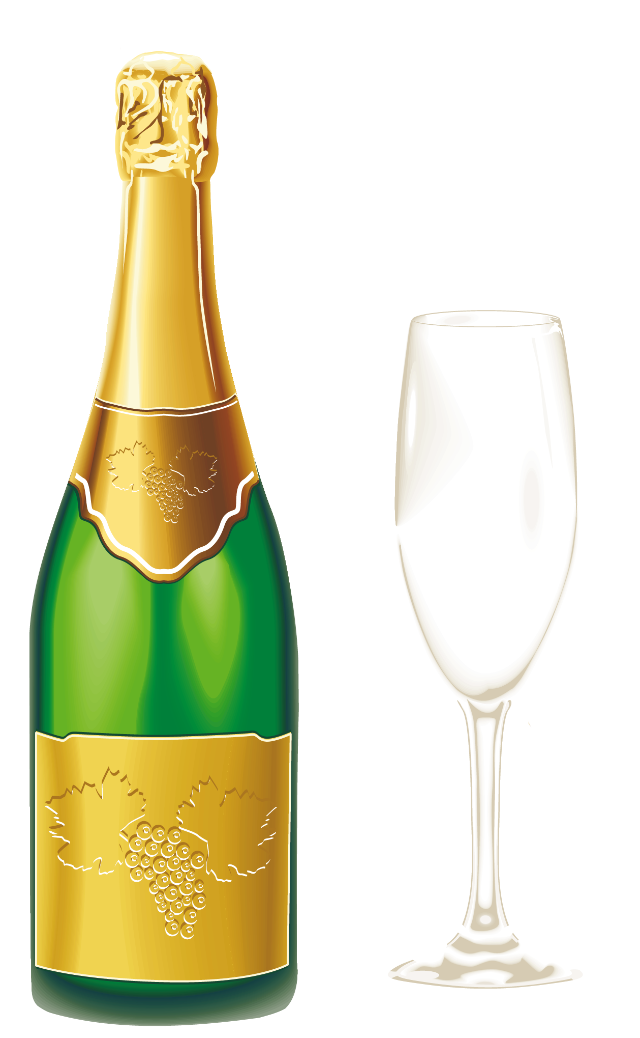 Images For > Champagne Glasses Clip Art