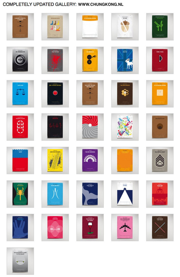 Minimal Movie Posters by Chungkong on Behance