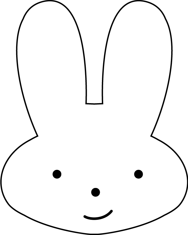 Bunny Outline Printable - ClipArt Best