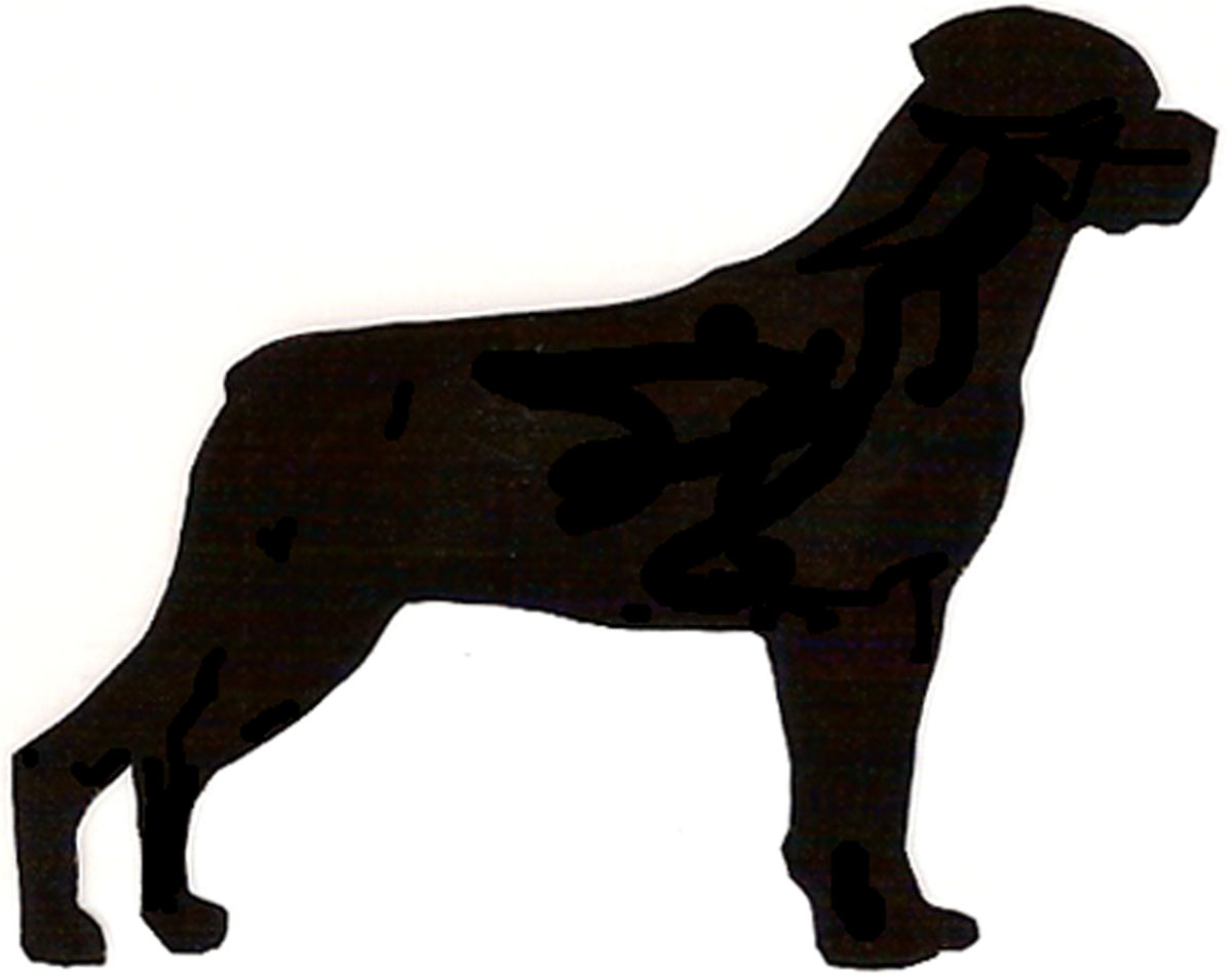 Rottweiler Dog Silhouette - ClipArt Best - ClipArt Best