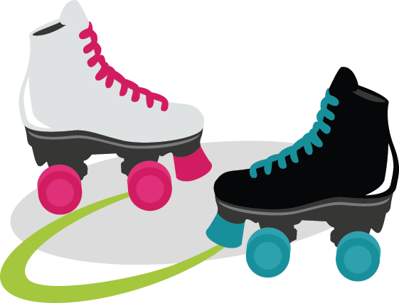 Roller Skates SVG files for scrapbooking cardmaking roller skate ...