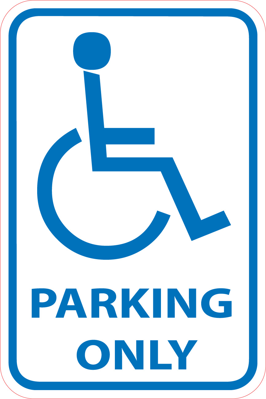 Handicap Parking Sign Printable Free
