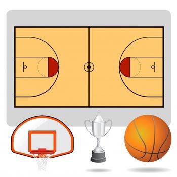 Basketball Half Court Diagram - ClipArt Best