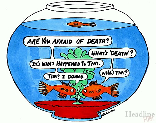 Cartoon "Eternal Present" - Headline Fun