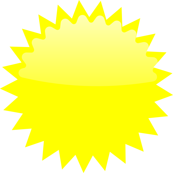 Yellow Star Burst Clip Art at Clker.com - vector clip art online ...