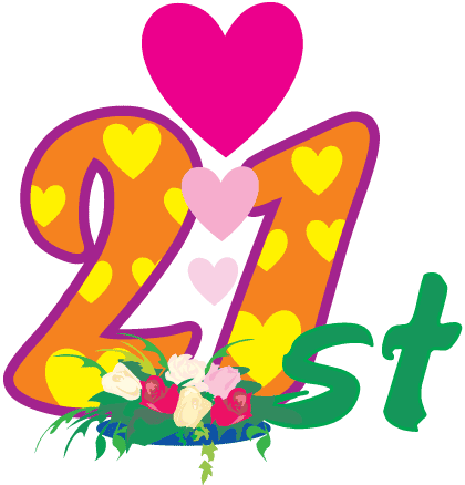 21st Birthday Clip Art - ClipArt Best